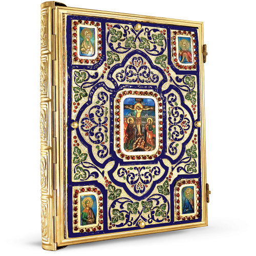 Orthodox Gospel Cover - Enamel Heart