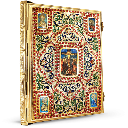 Orthodox Gospel Cover - Enamel Heart