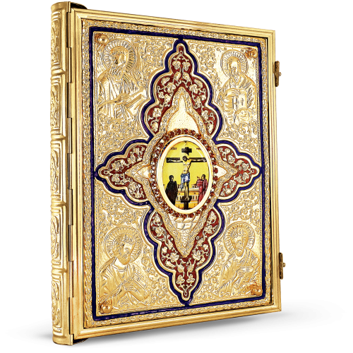 Orthodox Gospel Cover - Enamel Rhombus