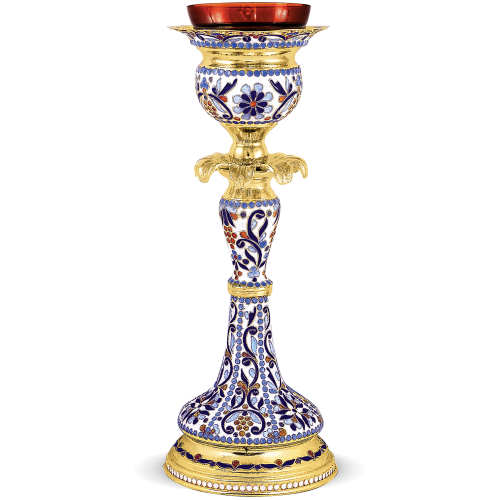 Vigil Oil lamp (Enamel) - Byzantine