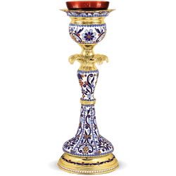 Vigil Oil lamp (Enamel) - Byzantine