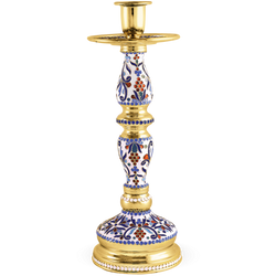 Candle Holder - Enamel Byzantine