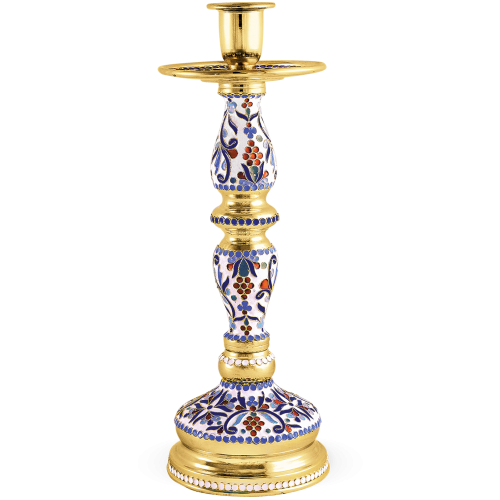 Candle Holder - Enamel Byzantine