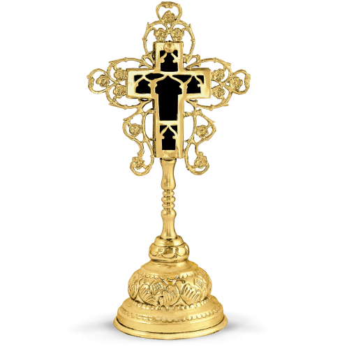 Orthodox Sanctification Cross - Gold Plated