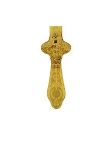 Byzantine Priest Blessing Cross plated Gold