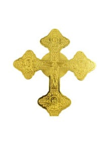 Byzantine Orthodox Priest Blessing Cross - Gold Plated