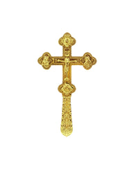 Byzantine Orthodox Priest Blessing Cross - Gold Plated