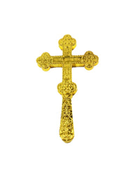 Byzantine Orthodox Priest Blessing Cross - 3D and Gold Plated