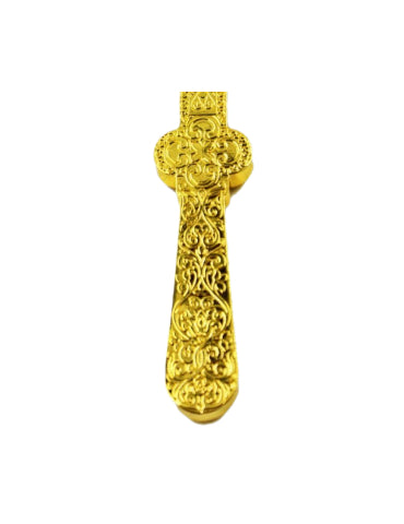 Byzantine Orthodox Priest Blessing Cross - 3D and Gold Plated