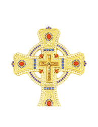 Blessing Cross with Enamel and original stone