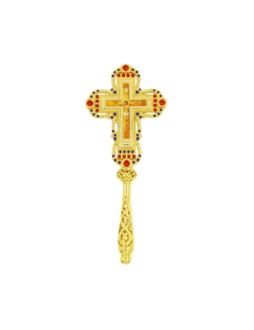 Blessing Cross with enamel