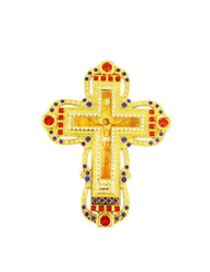 Blessing Cross with enamel