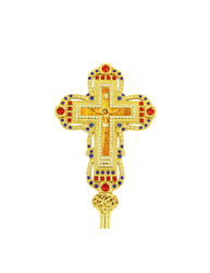 Blessing Cross with enamel