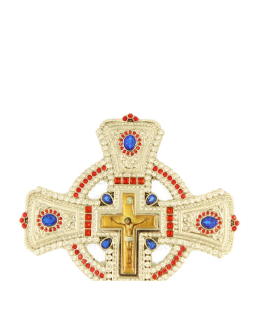 Blessing Cross with Enamel and Original stone