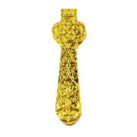 Byzantine Orthodox Priest Blessing Cross - 3D and Gold Plated