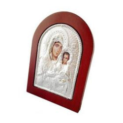 Silver and wooden frame Table And Wall Icons