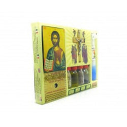 Holy Land Collection, 7 Elements: Holy Water, Soil, Incense, Oil, Cross, Icon, Candle