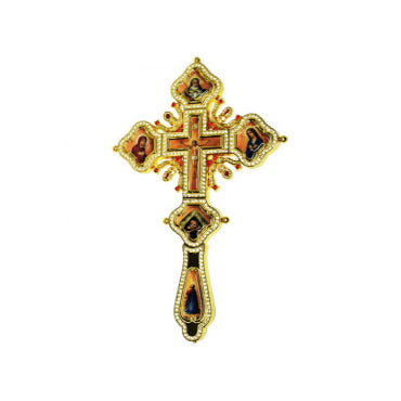 Orthodox Blessing Cross - Gold plated