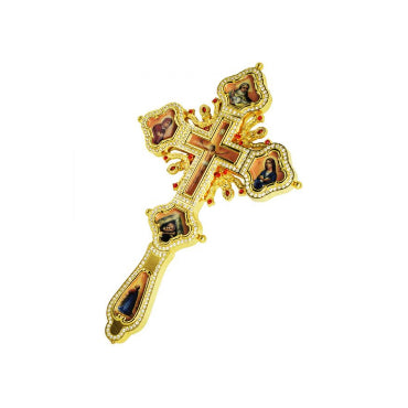 Orthodox Blessing Cross - Gold plated