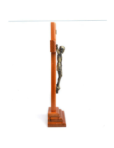 Wood Table Crucifix