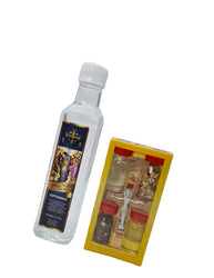 Holy Water with Set of Anointing Oil, Incense, Holy Earth and Crucifix