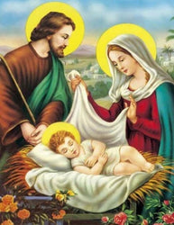 Holy Family Handicraft Diamond Mosaic Embroidery Paintings