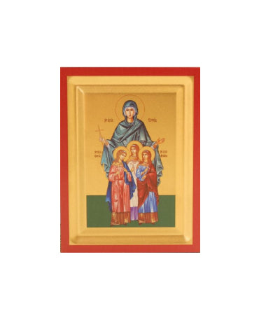 Replica Byzantine Icon - Silk Screen on Wood