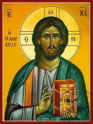 Christ Blessing Icon - Hand-Made