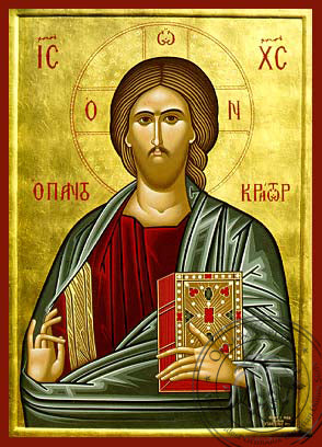 Christ Blessing Icon - Hand-Made