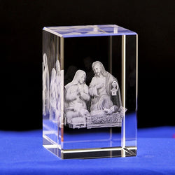 Crystal Carved with variety Holy Images