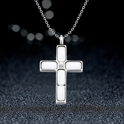 Cubic Zircon Cross Necklaces