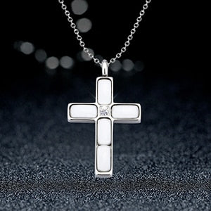 Cubic Zircon Cross Necklaces