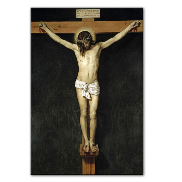 Canvas Crucifix Paintings