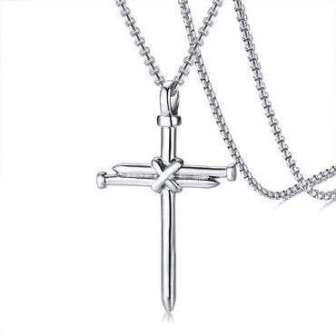 Nail Cross Necklaces