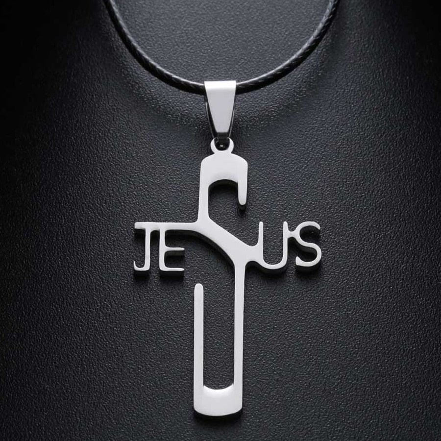 JESUS Cross Pendant Necklaces