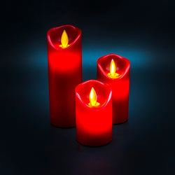 Red Wax LED Candles