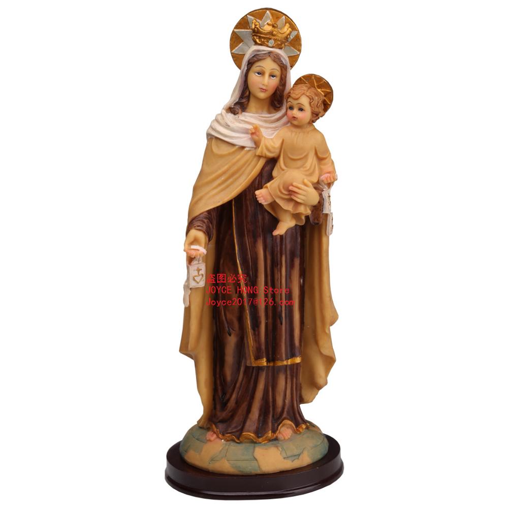 Virgin Mary With Child Holy Statue