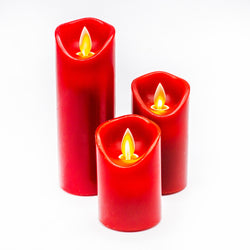 Red Wax LED Candles