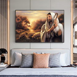 Canvas 'Jesus The Shepherd' Painting