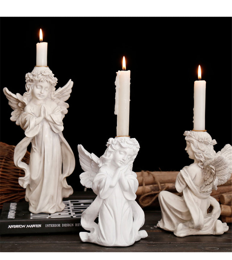 Angel Statue Candle Holder