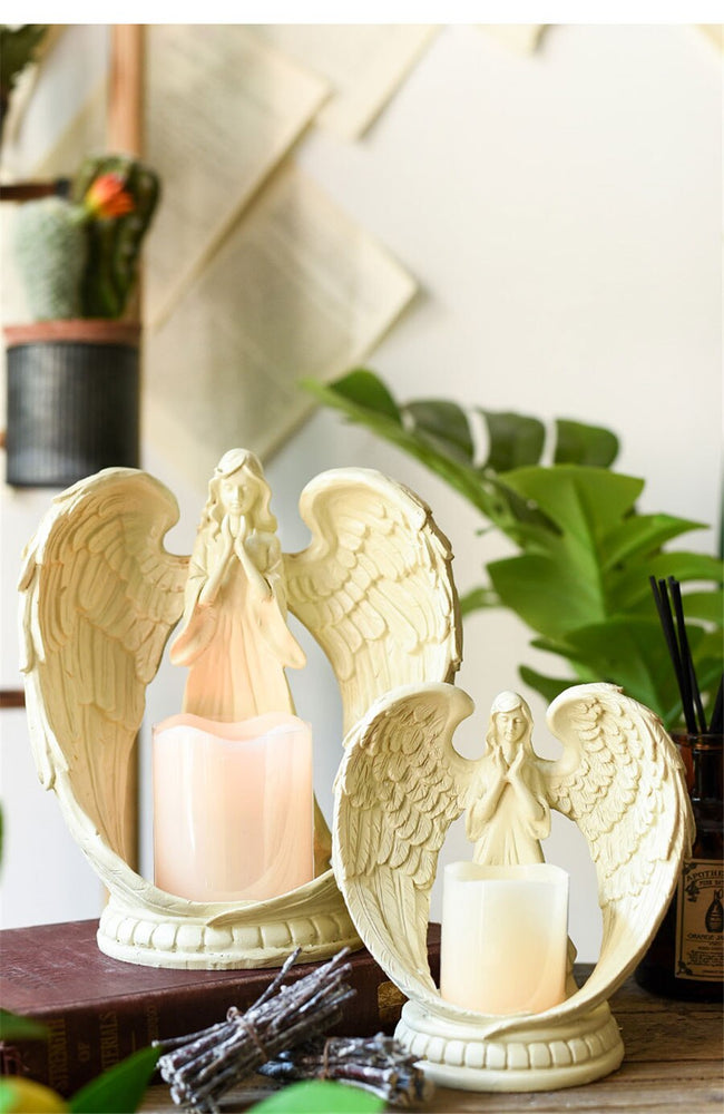 Angel Statue Candle Holder