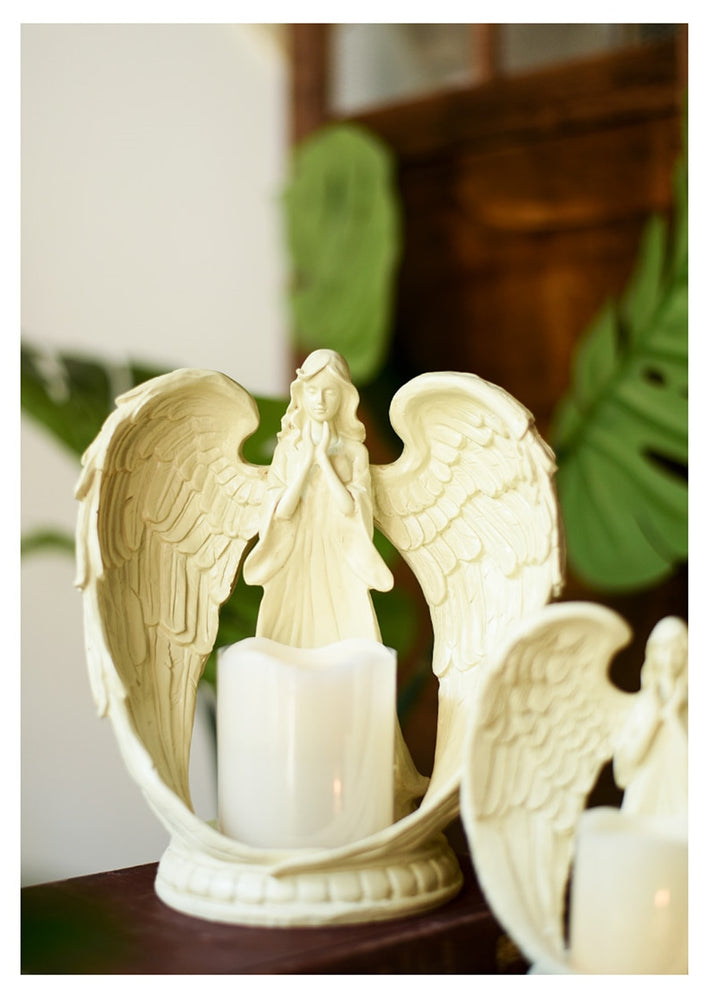 Angel Statue Candle Holder