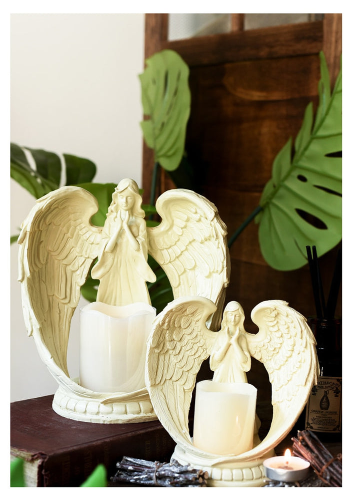 Angel Statue Candle Holder