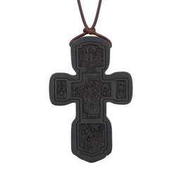 Jesus Pendant Necklaces With Leather Rope