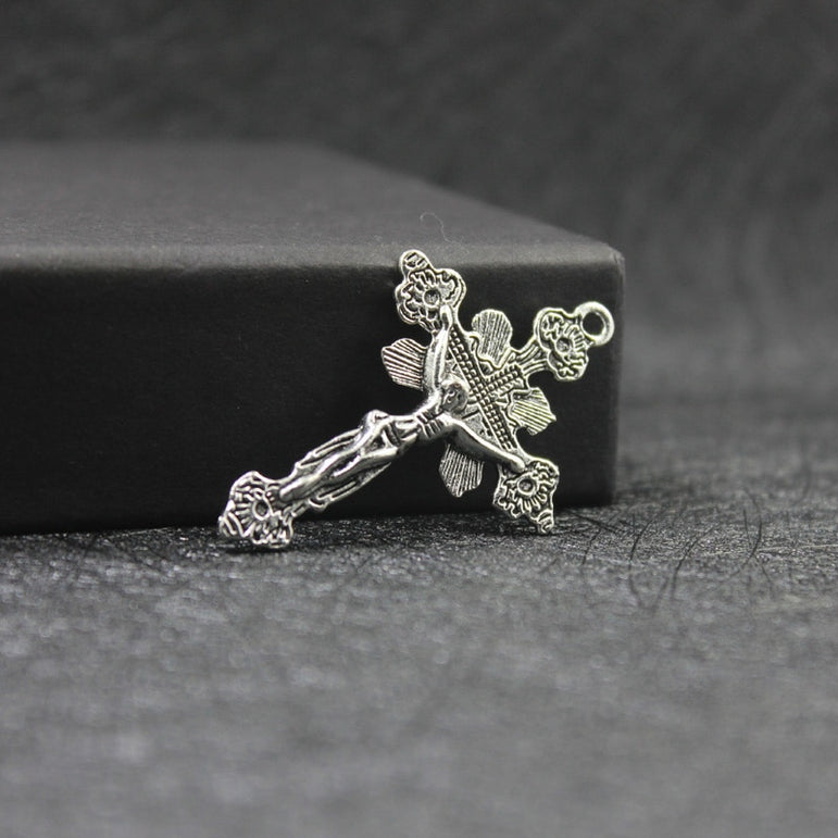 Crucifix Pendant - Silver Plated