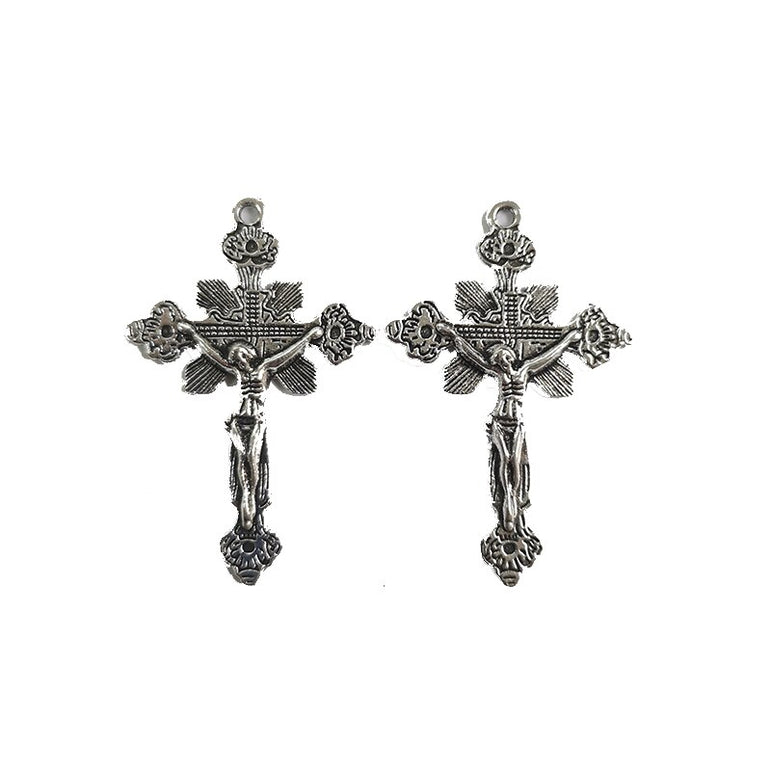 Crucifix Pendant - Silver Plated