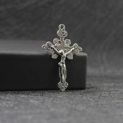 Crucifix Pendant - Silver Plated