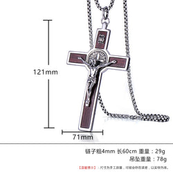 Large Crucifix Pendant Necklaces