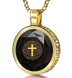 Cross Pendant With 14K Gold plated